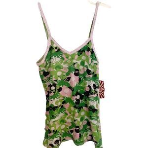 Tokyo Rose Camoflage Butterfly Lace Cami Y2K 90s Large
